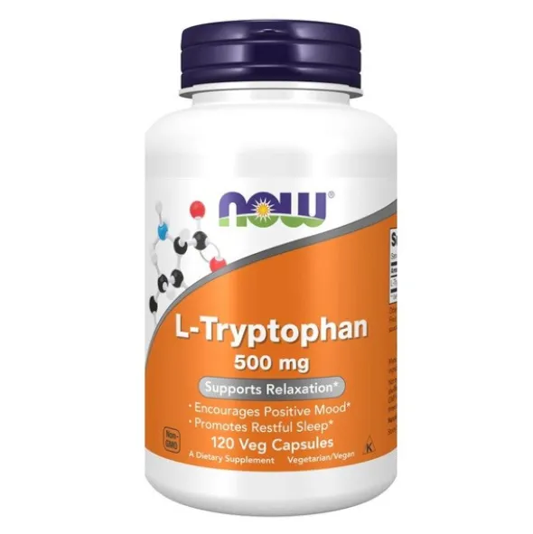 Now Foods L-Tryptophan 500 mg, kapsułki, 120 szt.