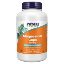 Now Foods Magnesium, 400 mg, kapsułki, 180 szt.