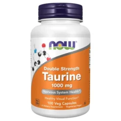 Now Foods Taurine 1000 mg Double Strength, kapsułki, 100 szt.