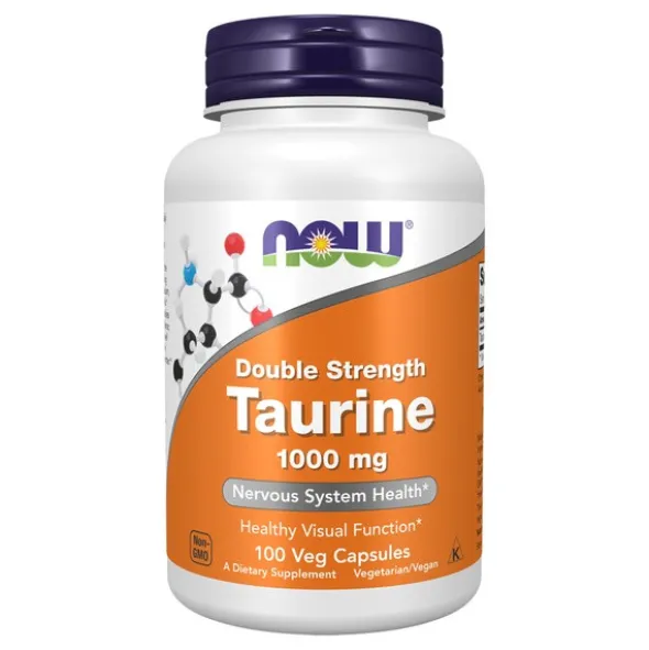 Now Foods Taurine 1000 mg Double Strength, kapsułki, 100 szt.