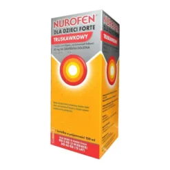 Nurofen dla dzieci Forte truskawkowy, 40mg/ml, zawiesina (import równoległy, InPharm), 150 ml