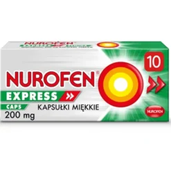 Nurofen Express Caps, 200 mg, kapsułki miękkie, 10 szt.