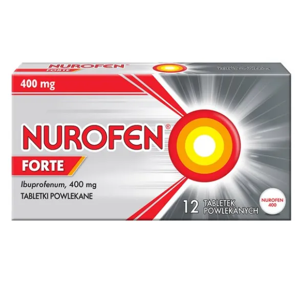 Nurofen Forte, 400 mg, tabletki powlekane, 12 szt.