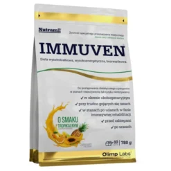 Nutramil Immuven, dieta wysokobiałkowa, wysokoenergetyczna, bezresztkowa, proszek, smak tropikalny, 780 g