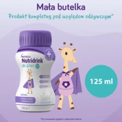 Nutridrink dla dzieci, płyn, smak neutralny, 4 x 125 ml