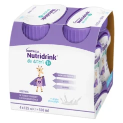 Nutridrink dla dzieci, płyn, smak neutralny, 4 x 125 ml