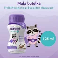 Nutridrink dla dzieci, płyn, smak czekoladowo - karmelowy, 4 x 125 ml