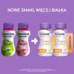 Nutridrink Juice Style, płyn, smak orzeźwiającej maliny, 4 x 200 ml