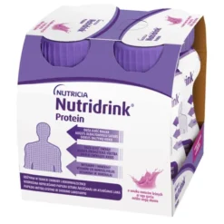 Nutridrink Protein, płyn o smaku owoców leśnych, 4 x 125 ml