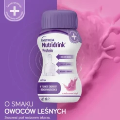 Nutridrink Protein, płyn o smaku owoców leśnych, 4 x 125 ml