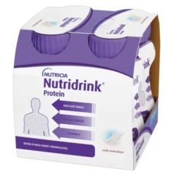 Nutridrink Protein, płyn, rześki smak kokosa, 4 x 125 ml