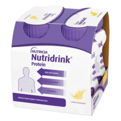 Nutridrink Protein, płyn, smak bananowy, 4 x 125 ml
