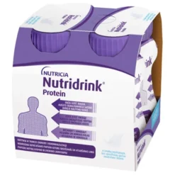 Nutridrink Protein, smak neutralny, płyn, 4 x 125 ml