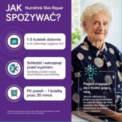 Nutridrink Skin Repair, smak czekoladowy, płyn, 4 x 200 ml