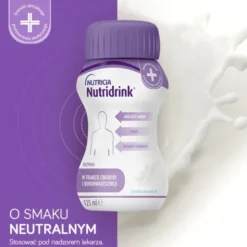Nutridrink, smak neutralny, płyn,4 x 125 ml