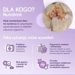 Nutridrink, smak truskawkowy, płyn, 4 x 125 ml