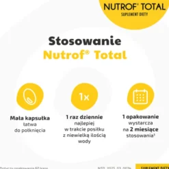 Nutrof Total, z witaminą D3, kapsułki, 60 szt.