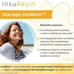 NutroPharma, InsuResin, smak cytrusowy, saszetki + kapsułki, 30 szt. + 60 szt.