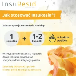NutroPharma, InsuResin, smak cytrusowy, saszetki + kapsułki, 30 szt. + 60 szt.