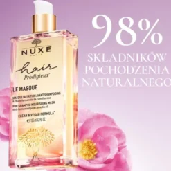 Nuxe Hair Prodigieux, maska odżywiająca przed myciem włosów, 125 ml