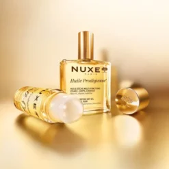 Nuxe Huile Prodigieuse, wielofunkcyjny suchy olejek do pielęgnacji twarzy, ciała i włosów, roll-on, 60 ml