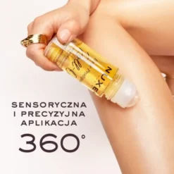 Nuxe Huile Prodigieuse, wielofunkcyjny suchy olejek do pielęgnacji twarzy, ciała i włosów, roll-on, 60 ml