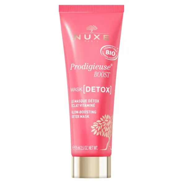 Nuxe Prodigieuse Boost, Detox, maska rozświetlająca, 75 ml