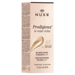 Nuxe Prodigieux, nawilżający krem BB, jasny 01, 30 ml