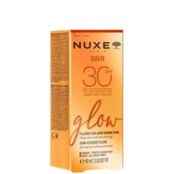 Nuxe Sun Glow, fluid z efektem skóry muśniętej słońcem, SPF 30, 40 ml