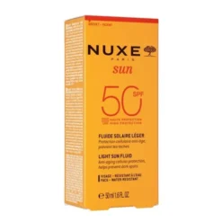 NUXE Sun, lekki krem z wysoką ochroną do skóry normalnej i mieszanej, SPF50, 50ml