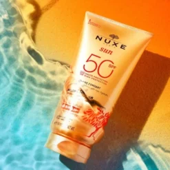 NUXE Sun, mleczko do opalania do twarzy i ciała, SPF50, 150 ml