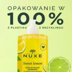 Nuxe Sweet Lemon, żel, pod prysznic, 750 ml