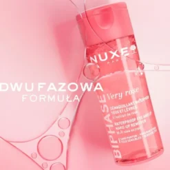 Nuxe Very Rose, dwufazowy płyn do demakijażu oczu i ust, 100 ml