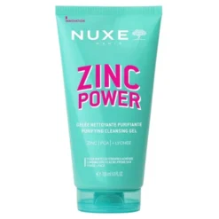 Nuxe Zinc Power, oczyszczający żel do mycia twarzy, 150 ml