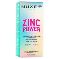 Nuxe Zinc Power, serum przeciw niedoskonałościom i wypryskom, 30 ml