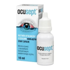 Ocusept, roztwór oftalmiczny o działaniu hamującym stany zapalne, 10 ml