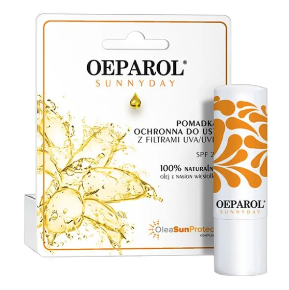 Oeparol Sunnyday, pomadka ochronna do ust, UVA/UVB, SPF 25, 4,8 g