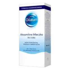 Oilatum, Aksamitne Mleczko do ciała dla skóry podrażnionej, swędzącej i bardzo suchej, 400 ml