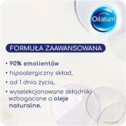 Oilatum Formuła Zaawansowana, emulsja do kąpieli, 400 ml