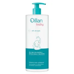Oillan Baby, żel do kąpieli, mycia ciała i włosów 3w1, 750 ml
