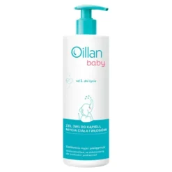 Oillan Baby, żel do mycia ciała i włosów 3 w 1, 400 ml