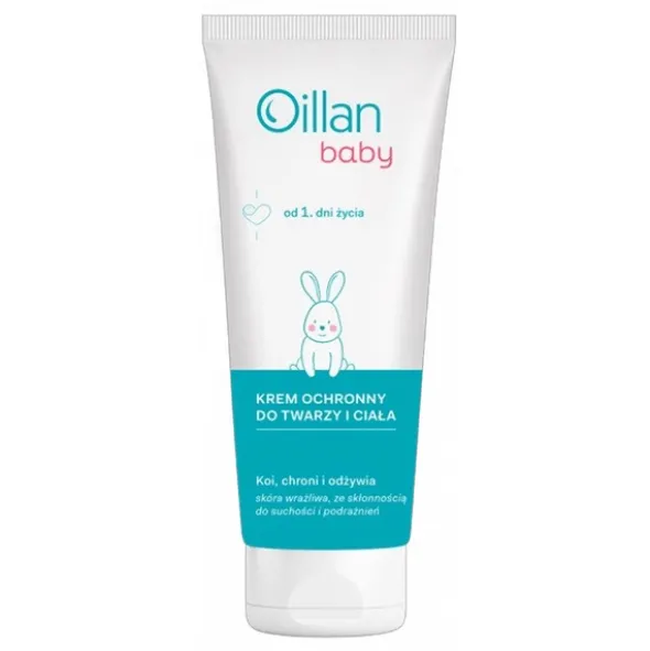 Oillan Baby, krem ochronny do twarzy i ciała, 75 ml