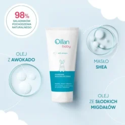 Oillan Baby, ochronne mleczko do ciała, 200 ml