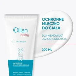 Oillan Baby, ochronne mleczko do ciała, 200 ml