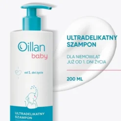 Oillan Baby, ultradelikatny szampon, 200 ml