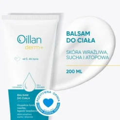 Oillan Derm+, balsam do ciała, 200 ml