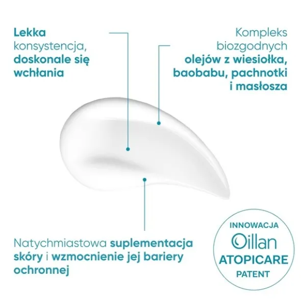 Oillan Derm+, balsam do ciała, 400 ml