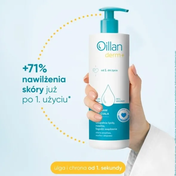 Oillan Derm+, balsam do ciała, 400 ml