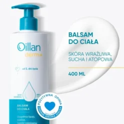 Oillan Derm+, balsam do ciała, 400 ml