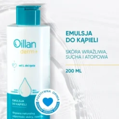 Oillan Derm+, emulsja do kąpieli, 200 ml